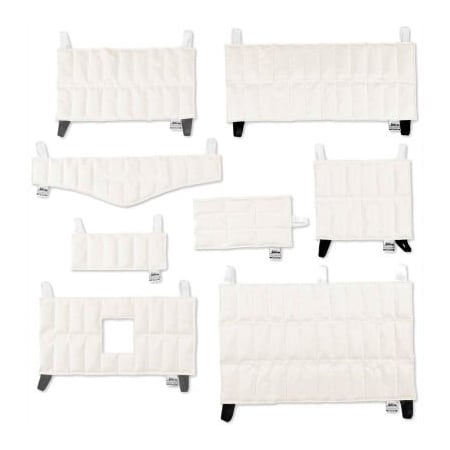 Fabrication Enterprises Hydrocollator Moist Heat Neck Pack and Cover Set, Case of 12 Sets 00-1062-12